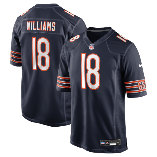 Caleb Williams Chicago Bears Nike Navy Player Game Jersey