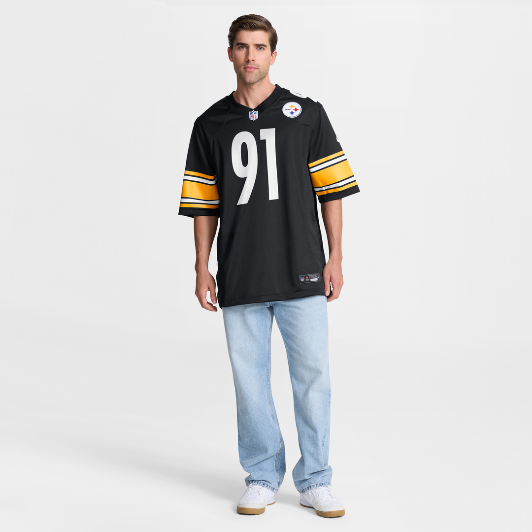 Logan Lee Pittsburgh Steelers Nike Black Game Jersey