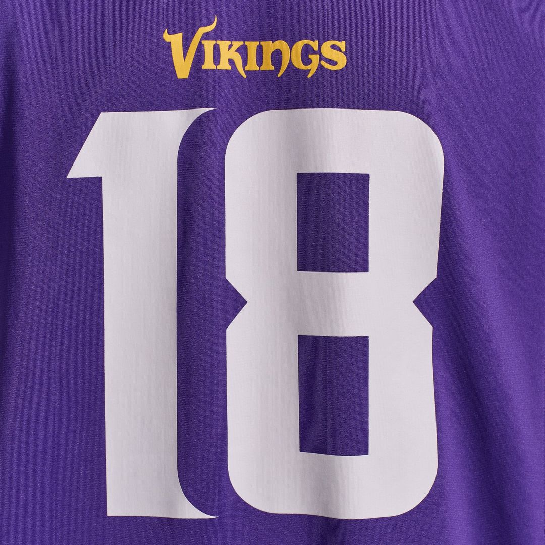 Justin Jefferson Minnesota Vikings Nike Purple Player Game Jersey