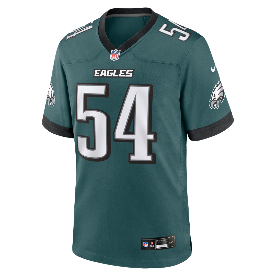 Jeremiah Trotter Jr. Philadelphia Eagles Nike Midnight Green Team Game Jersey