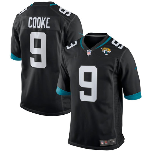 Logan Cooke Jacksonville Jaguars Nike Black Game Jersey