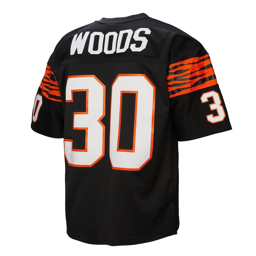 Ickey Woods Cincinnati Bengals Mitchell & Ness Black 1988 Legacy Replica Jersey