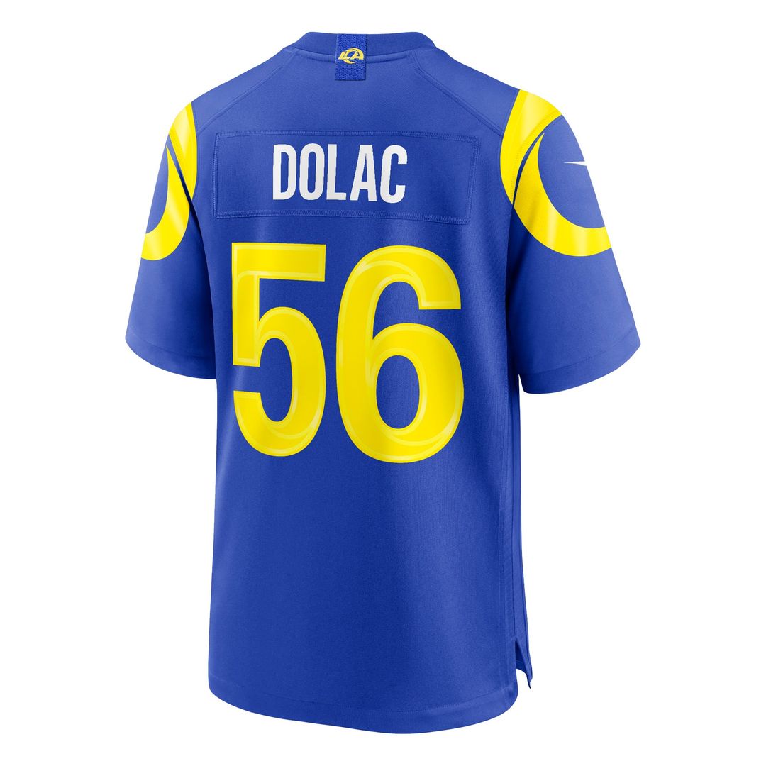 Shaun Dolac Los Angeles Rams Nike Royal Team Game Jersey