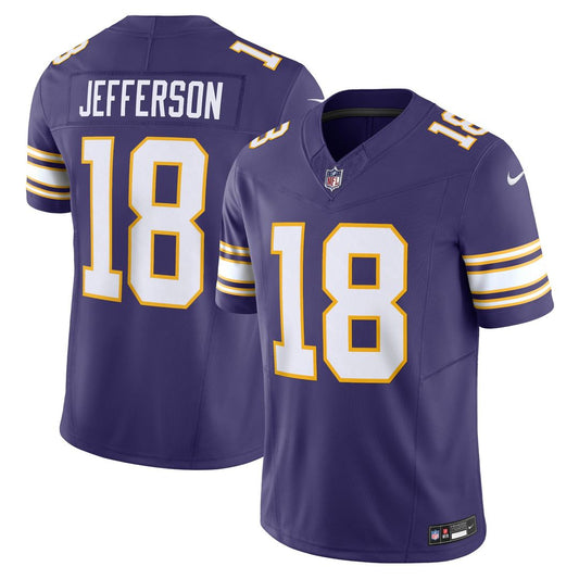 Justin Jefferson Minnesota Vikings Nike Purple Vapor F.U.S.E. Limited Jersey