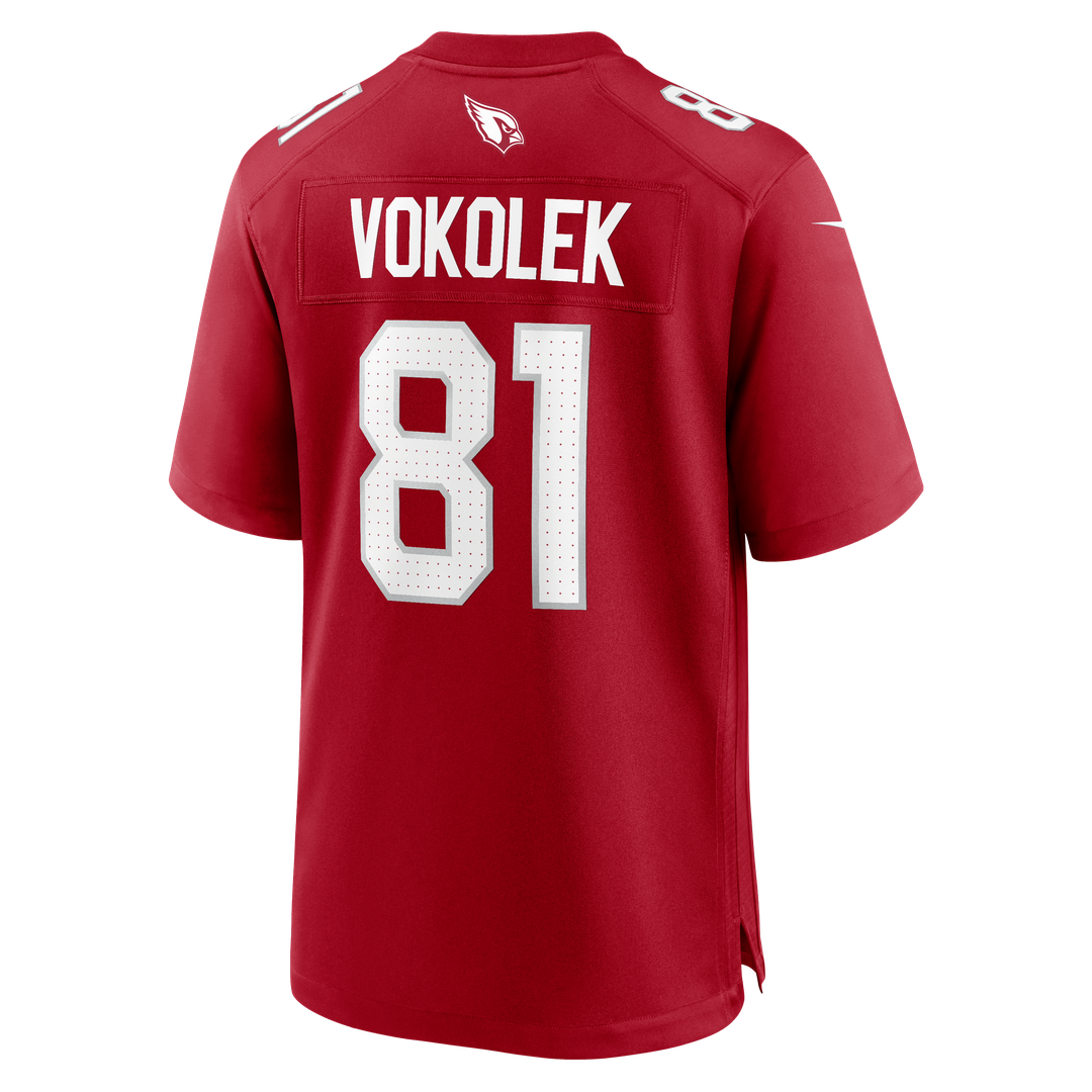 Travis Vokolek Arizona Cardinals Nike Cardinal Team Game Jersey