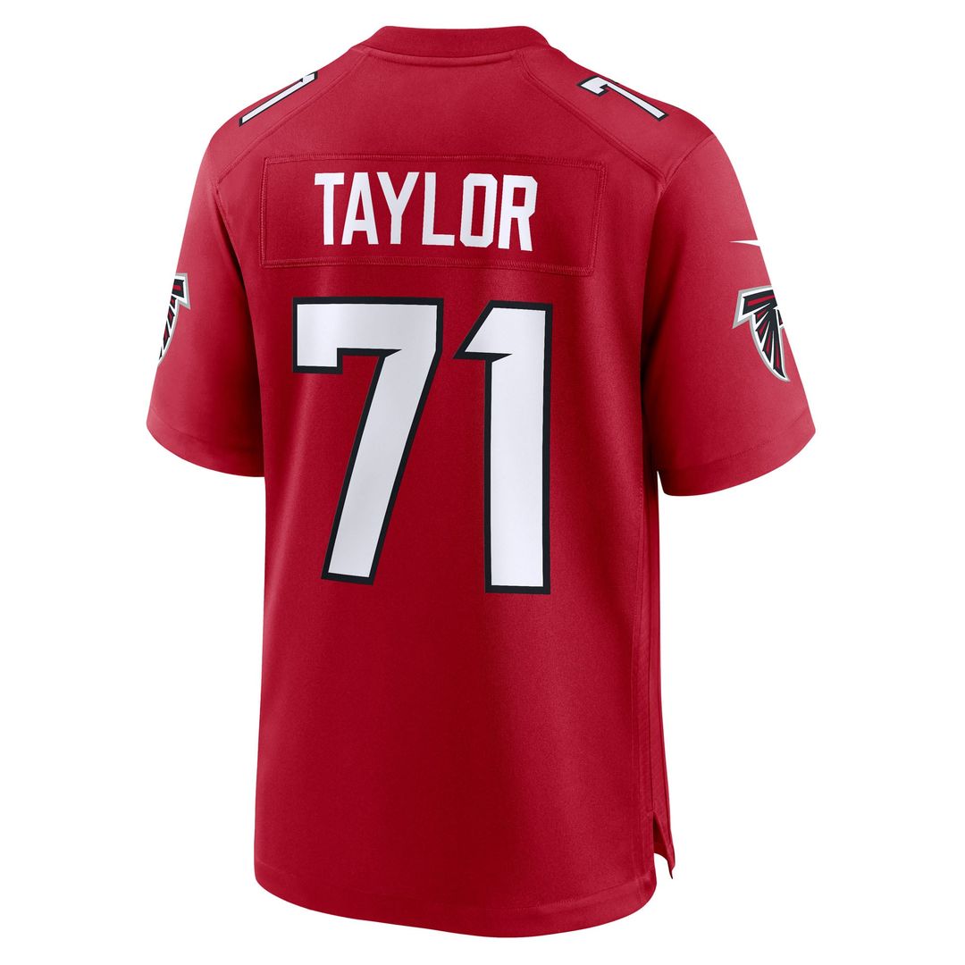 Jawaan Taylor Atlanta Falcons Nike Red Team Game Jersey