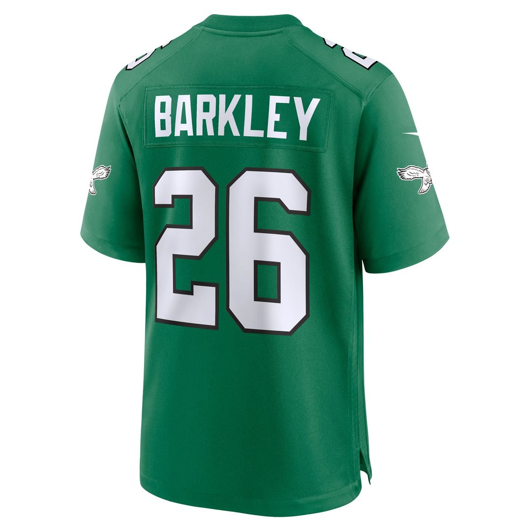 Saquon Barkley Philadelphia Eagles Nike Midnight Green Team Game Jersey