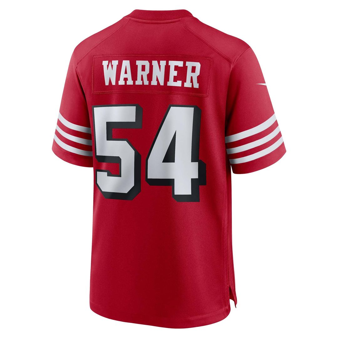Fred Warner San Francisco 49ers Nike Scarlet Alternate Game Jersey