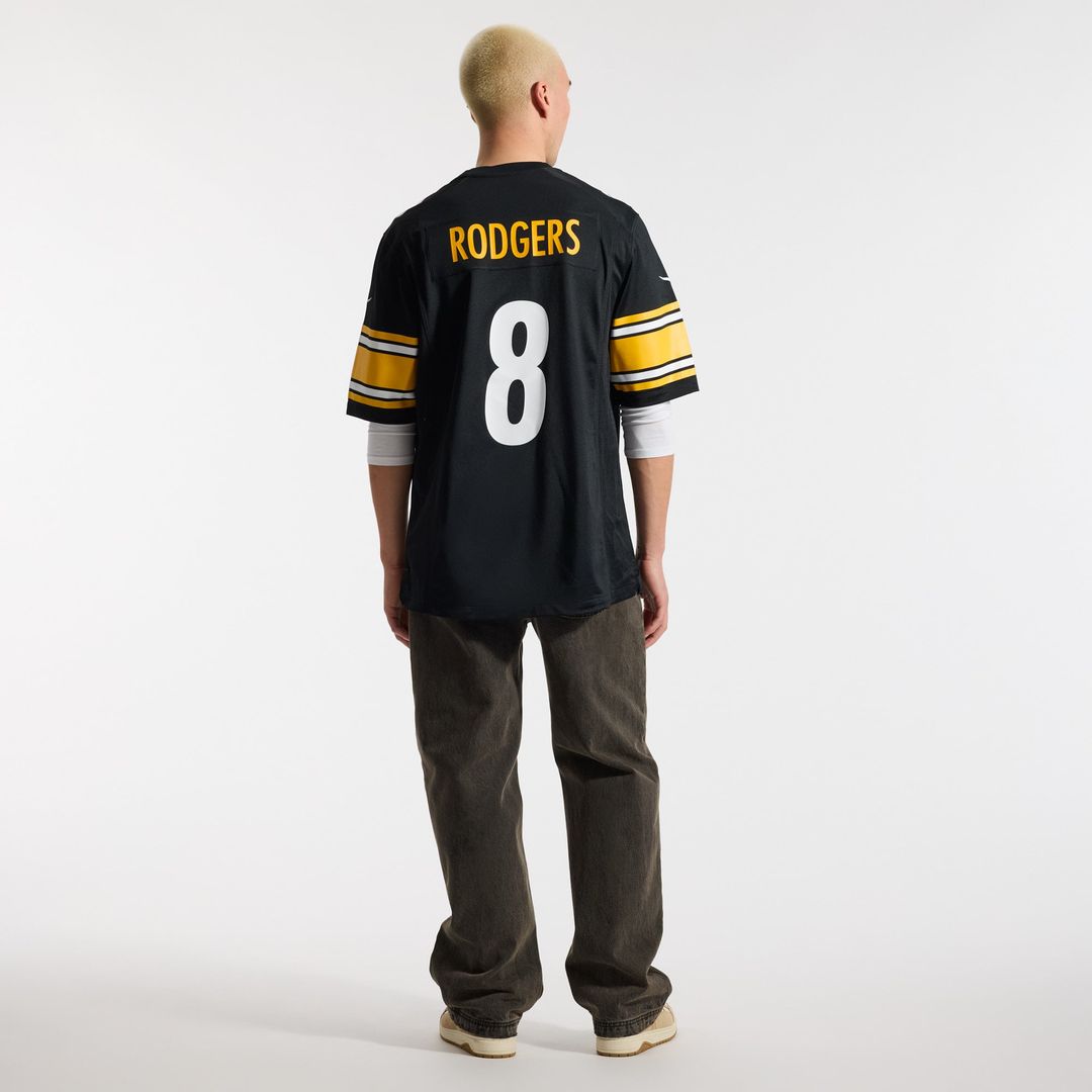Aaron Rodgers Pittsburgh Steelers Nike Gold Alternate 1933 Throwback Game Jersey