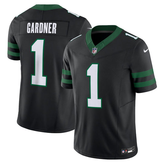 Ahmad Sauce Gardner New York Jets Nike Legacy Black Alternate Vapor F.U.S.E. Limited Jersey