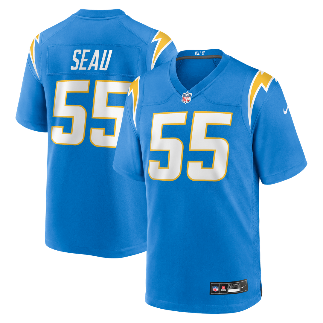 Junior Seau Los Angeles Chargers Nike Powder Blue Game Retired Player Jersey