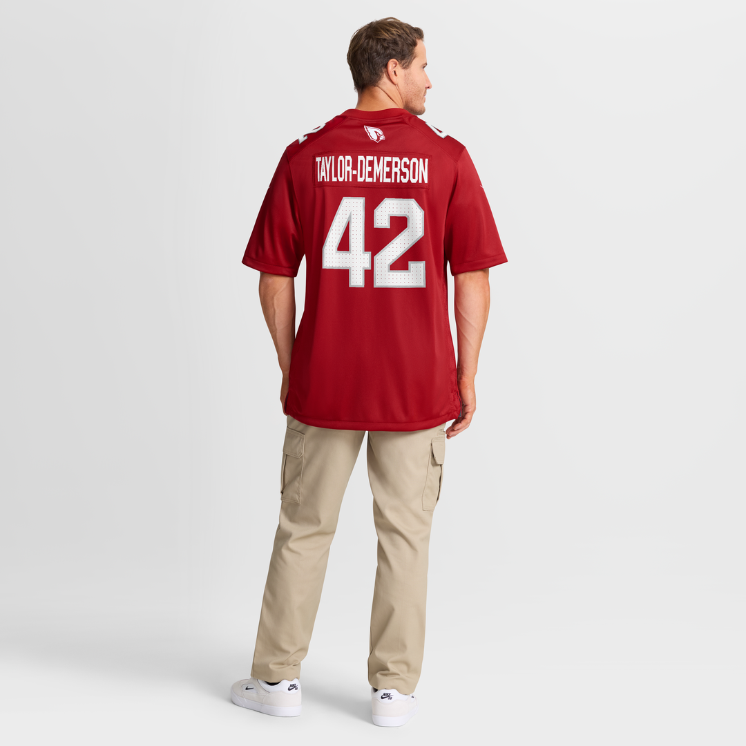 Dadrion Taylor-Demerson Arizona Cardinals Nike Cardinal Team Game Jersey