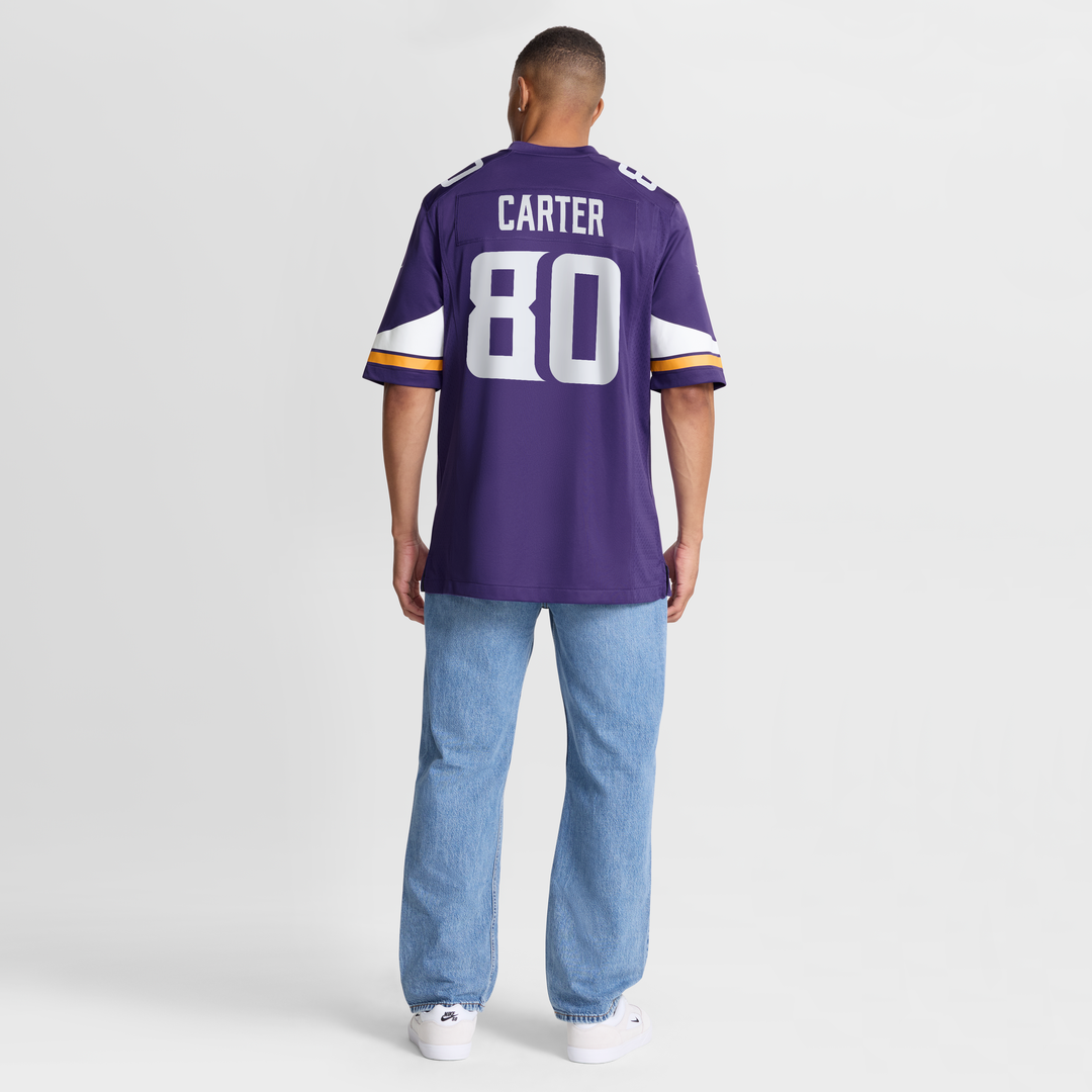 Cris Carter Minnesota Vikings Nike Purple Game Retired Player Jersey
