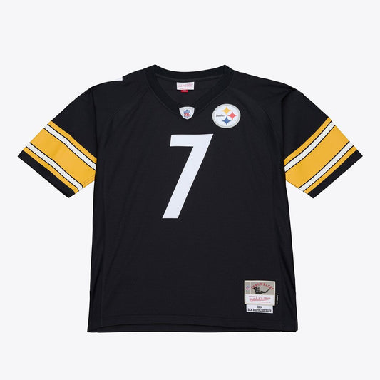 Ben Roethlisberger Pittsburgh Steelers Mitchell & Ness Black 2004 Big & Tall Legacy Retired Player Jersey