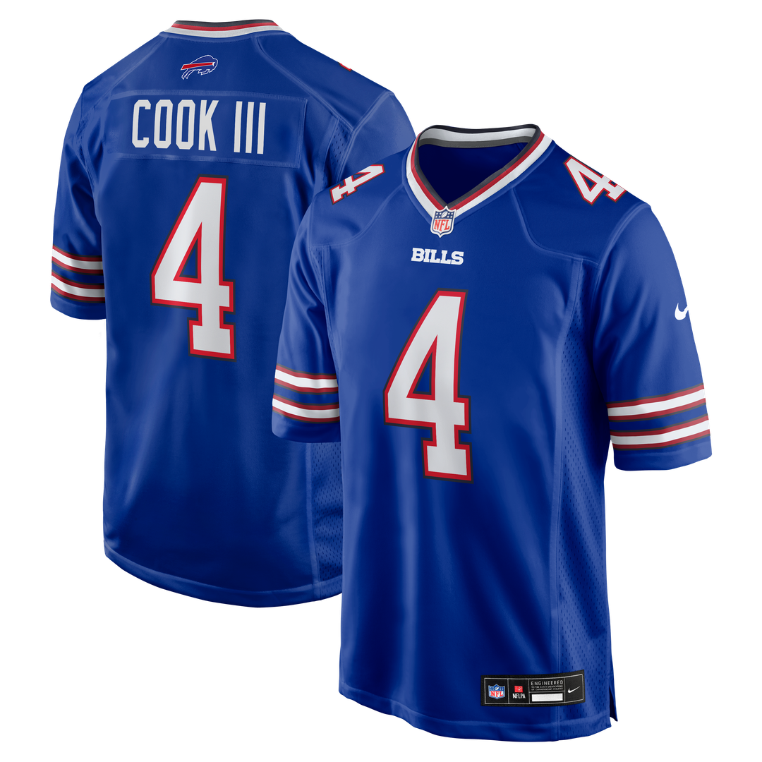 James Cook III Buffalo Bills Nike Royal Team Game Jersey