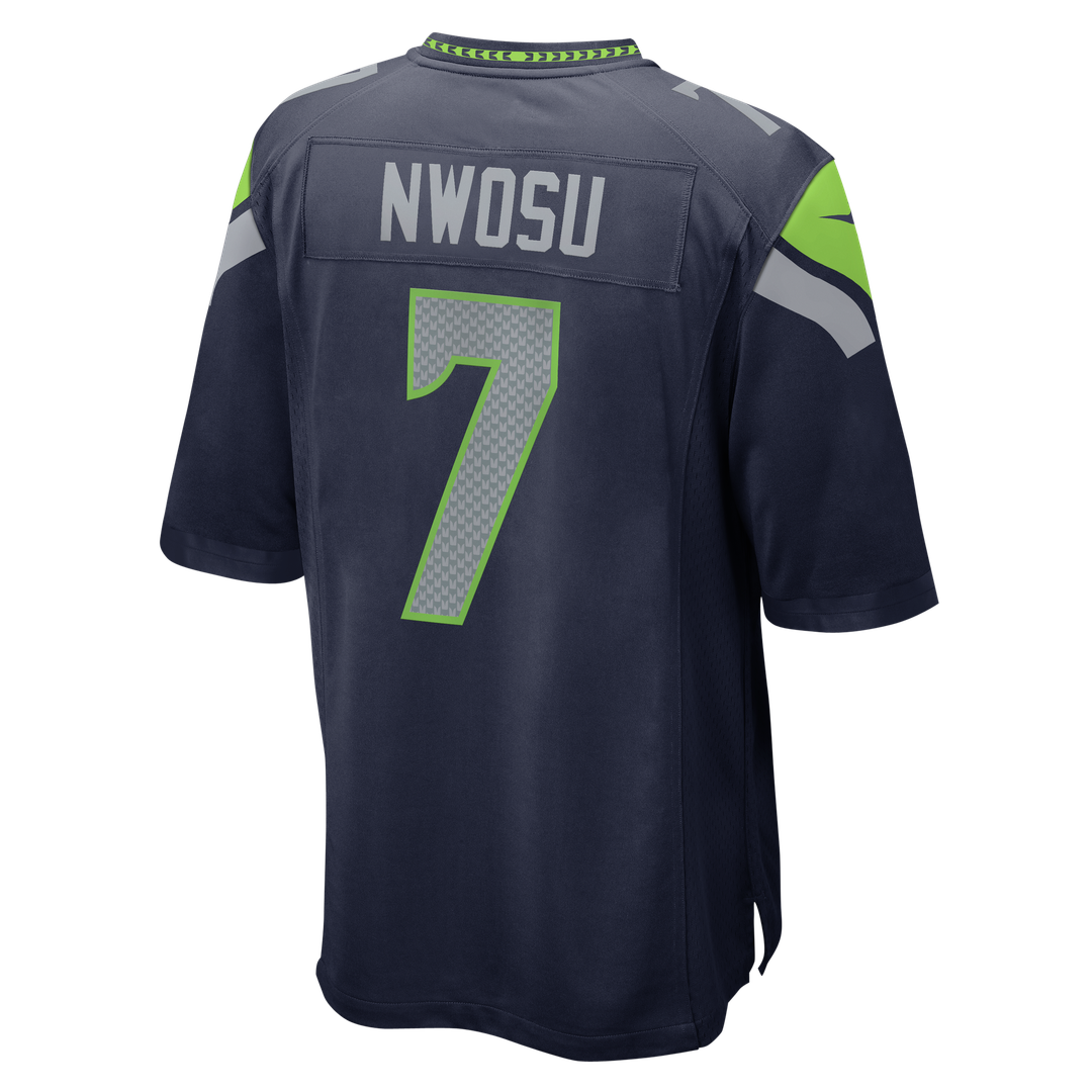 Uchenna Nwosu Seattle Seahawks Nike College Navy Team Game Jersey