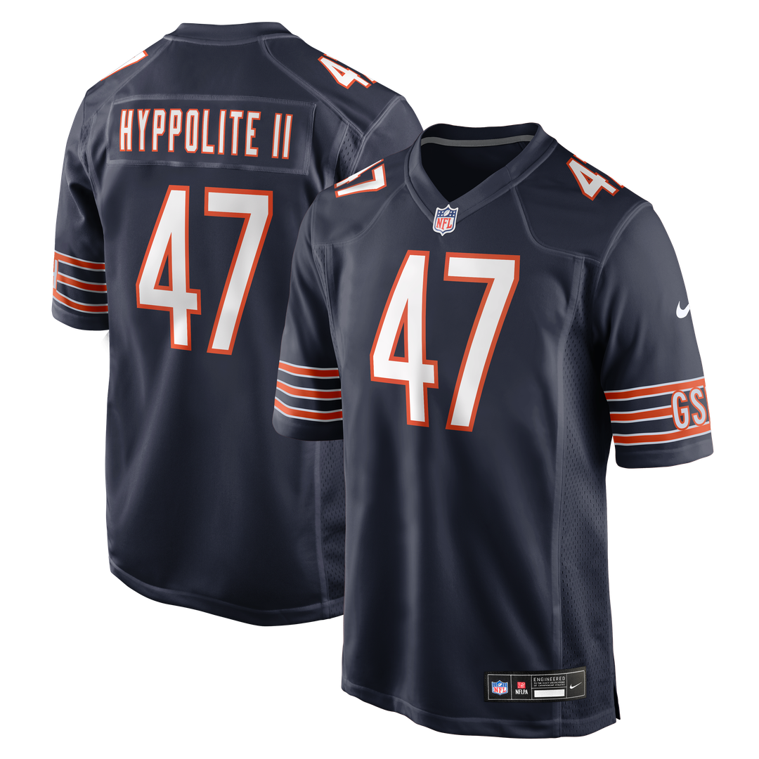Ruben Hyppolite II Chicago Bears Nike Navy Team Game Jersey