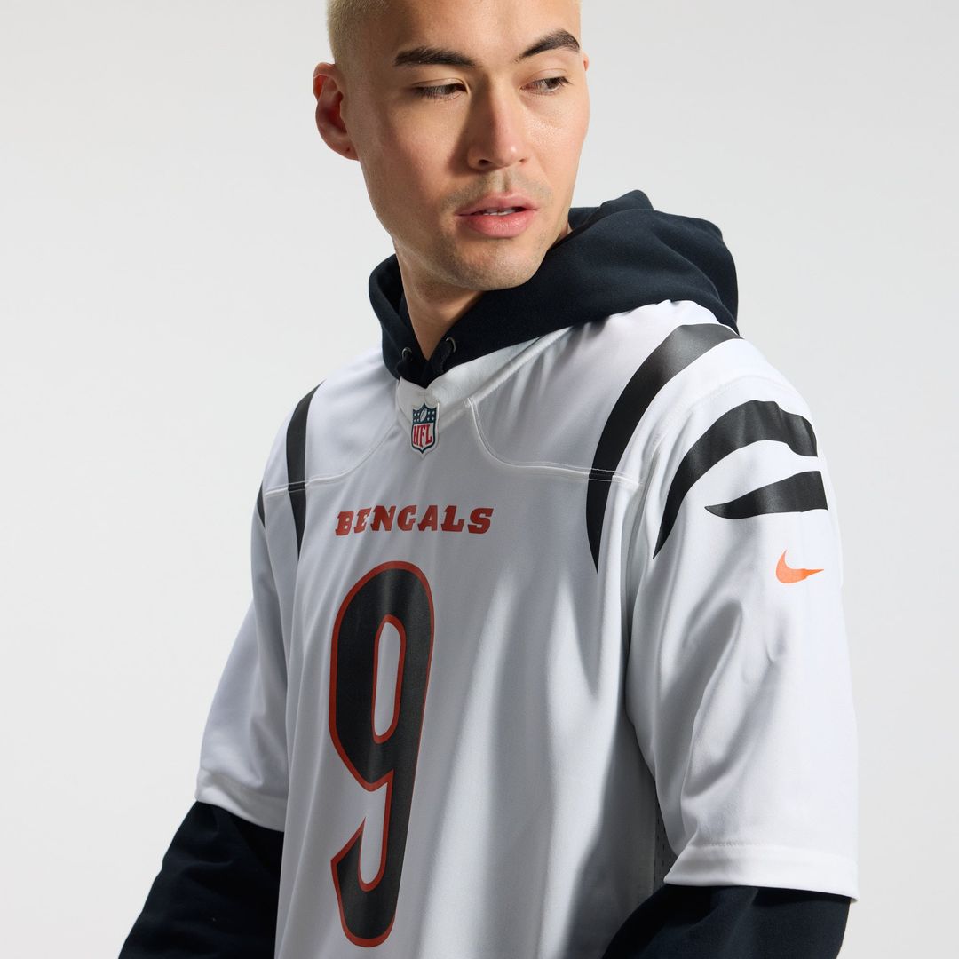 Joe Burrow Cincinnati Bengals Nike White Game Jersey