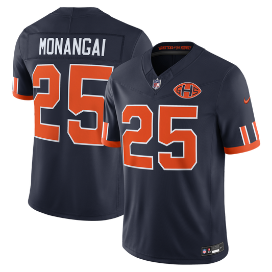 Kyle Monangai Chicago Bears Nike Navy 2026 Rivalries Collection Stitched Limited Jersey