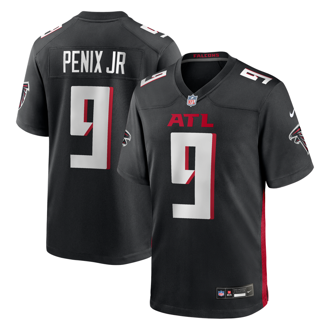 Michael Penix Jr. Atlanta Falcons Nike Black Player Game Jersey