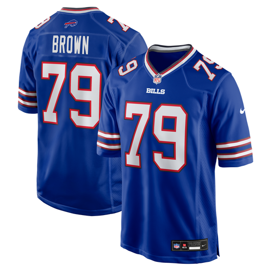 Ruben Brown Buffalo Bills Nike Royal Game Retired Player Jersey