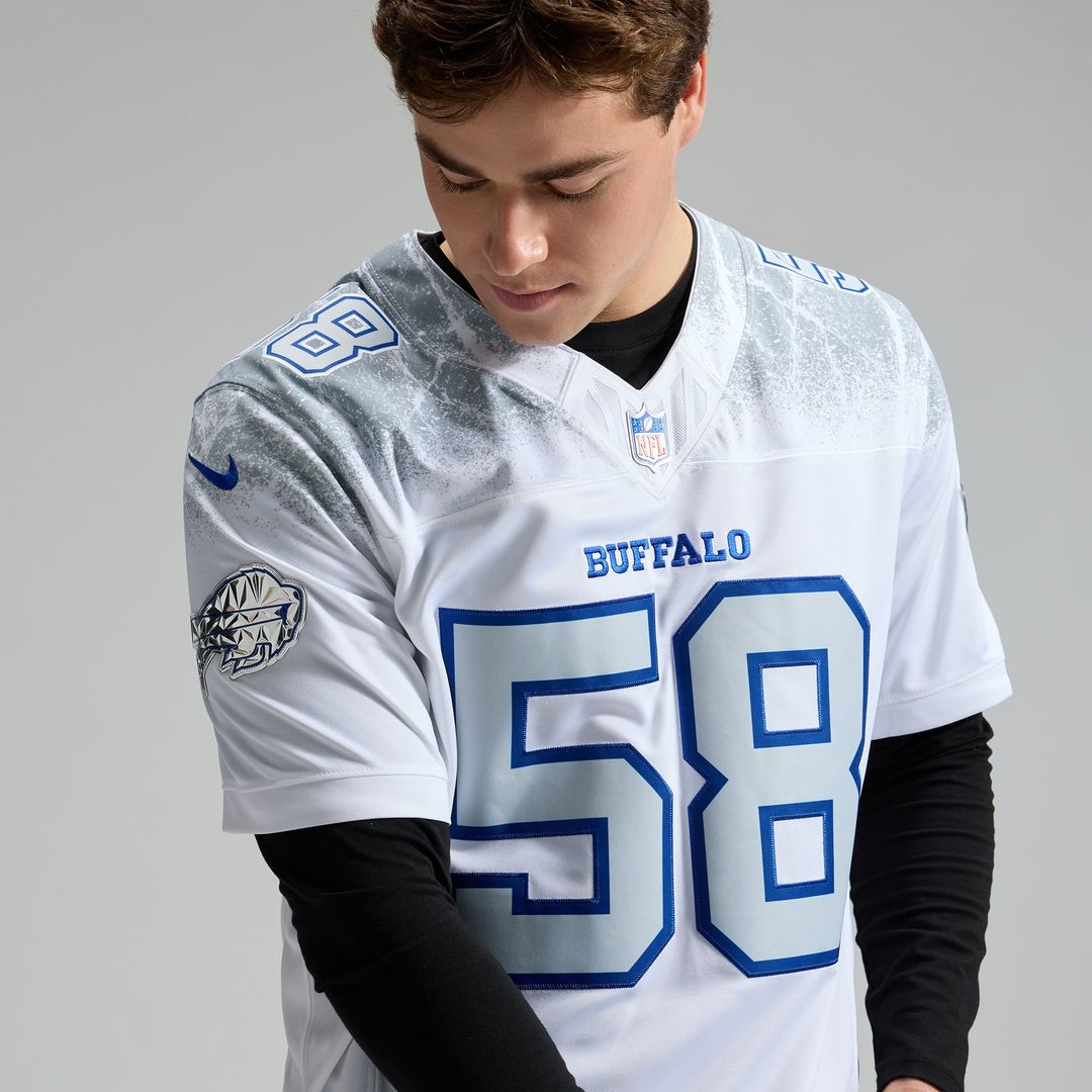 Matt Milano Buffalo Bills Nike White Rivalries Collection Stitched Limited Jersey