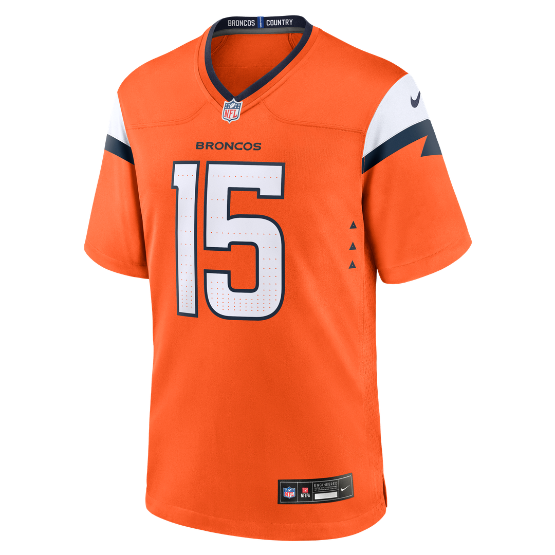 Nik Bonitto Denver Broncos Nike Orange Team Game Jersey