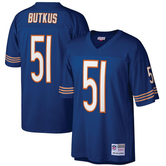 Dick Butkus Chicago Bears Mitchell & Ness Navy Retired Player Legacy Replica Jersey