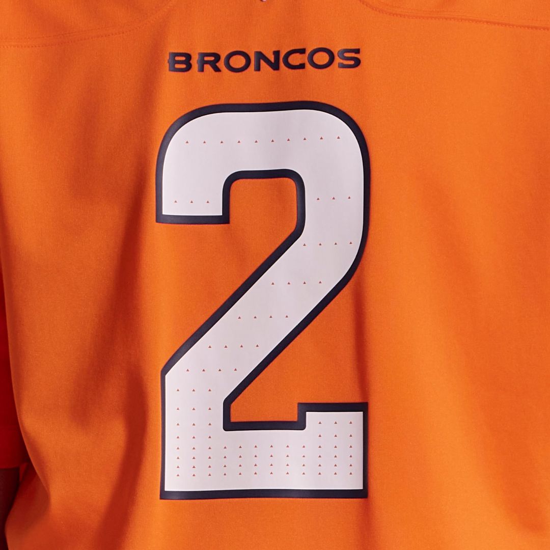 Patrick Surtain II Denver Broncos Nike Orange Team Game Jersey