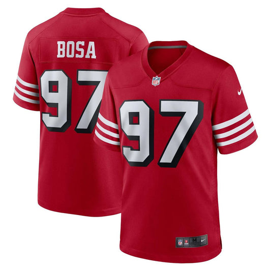 Nick Bosa San Francisco 49ers Nike Scarlet Alternate Game Jersey