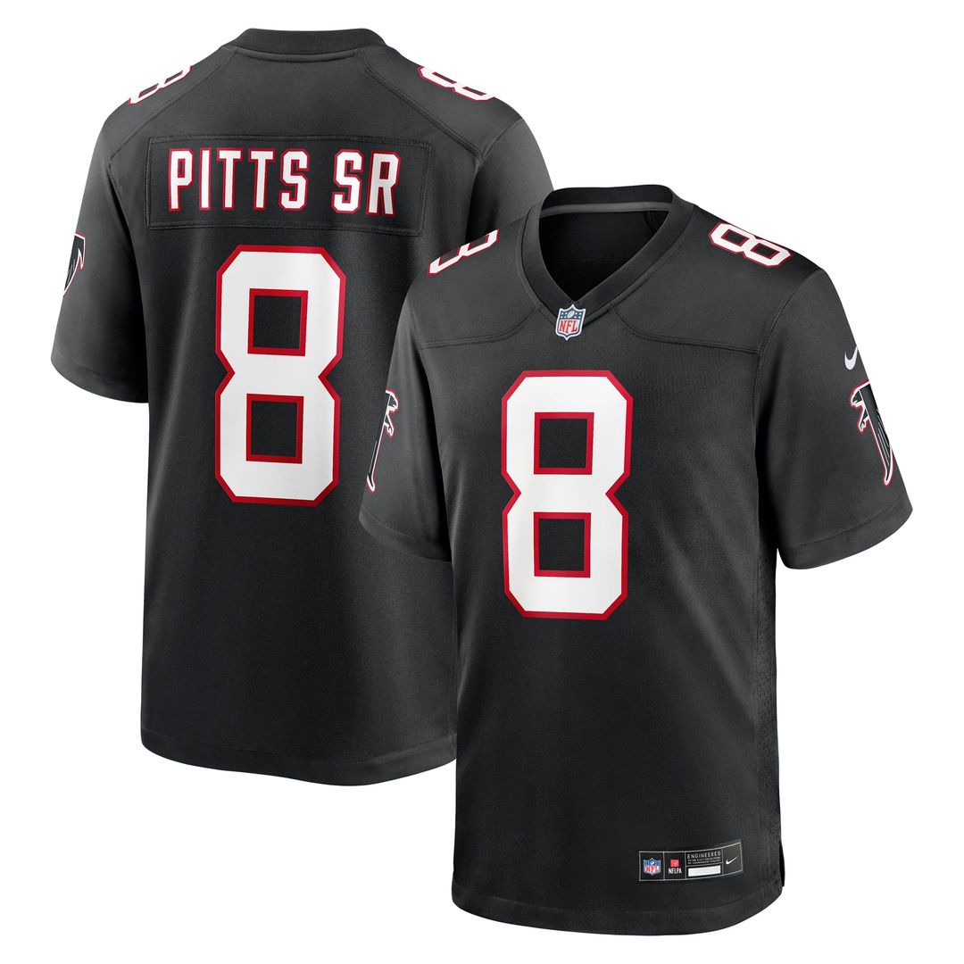 Kyle Pitts Sr. Atlanta Falcons Nike Red Game Jersey