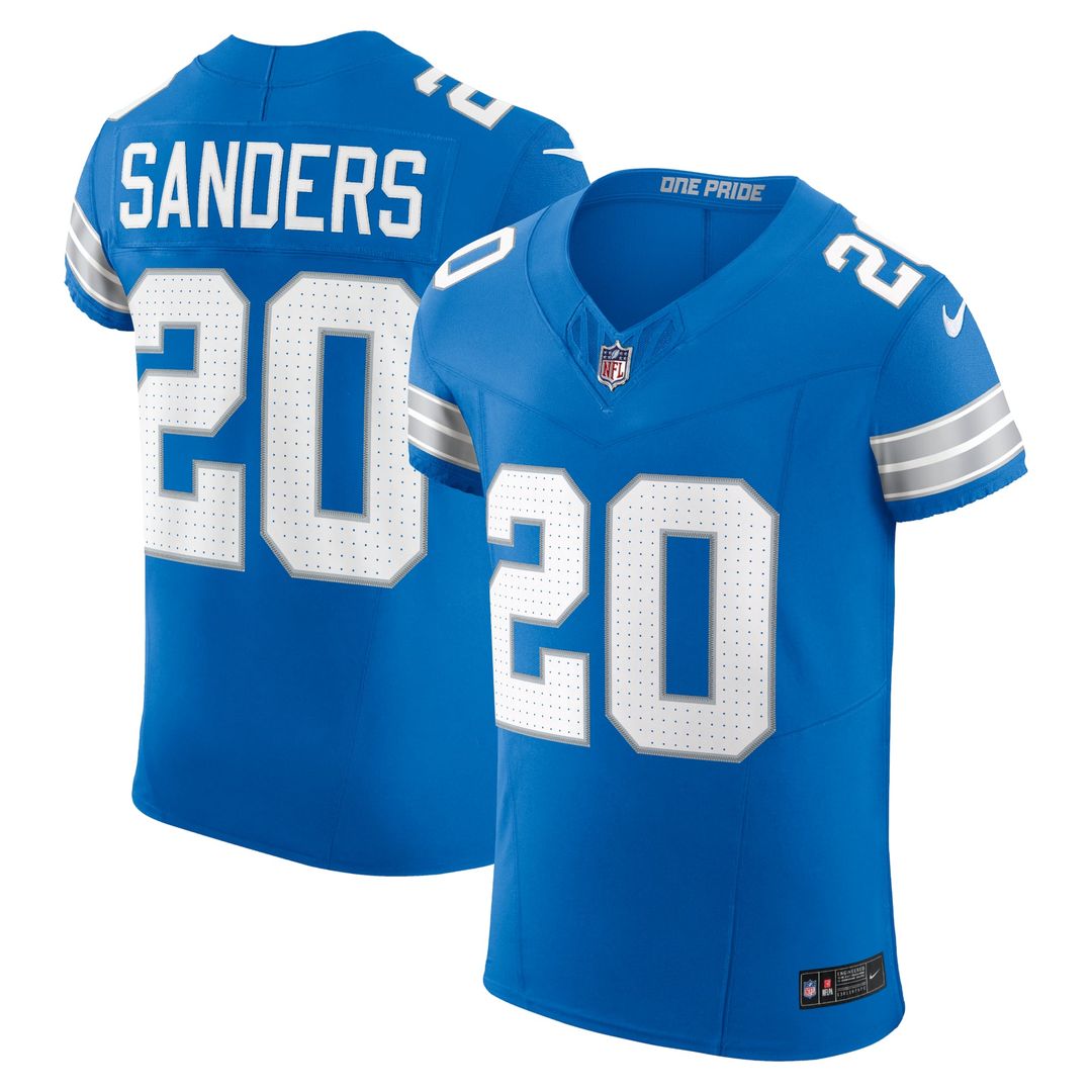 Barry Sanders Detroit Lions Nike Black Alternate Vapor F.U.S.E. Elite Jersey