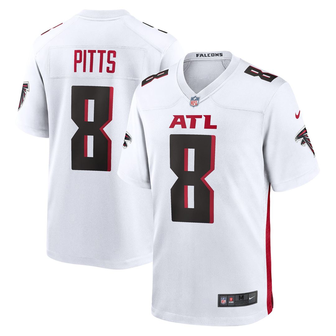 Kyle Pitts Sr. Atlanta Falcons Nike Black Team Game Jersey