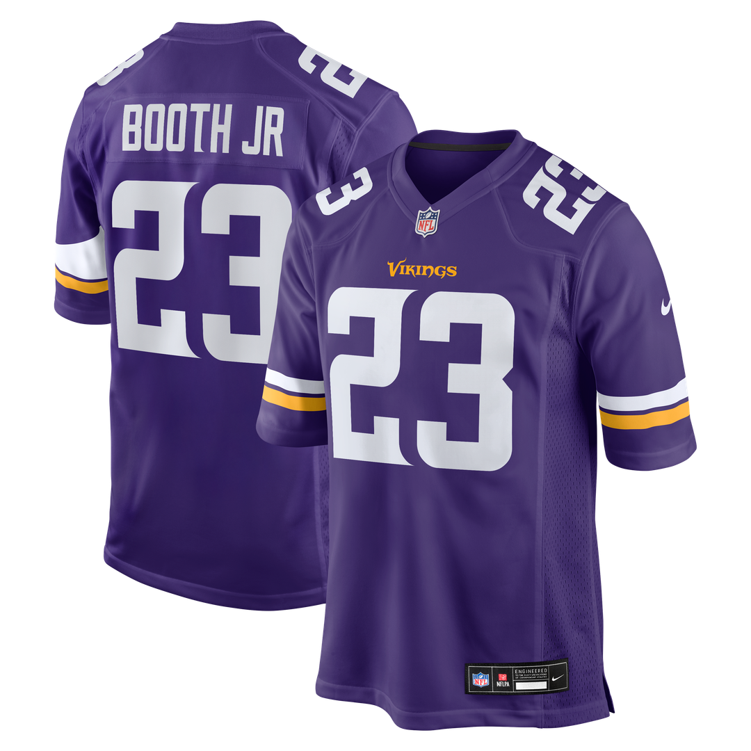 Andrew Booth Jr. Minnesota Vikings Nike Purple Player Game Jersey