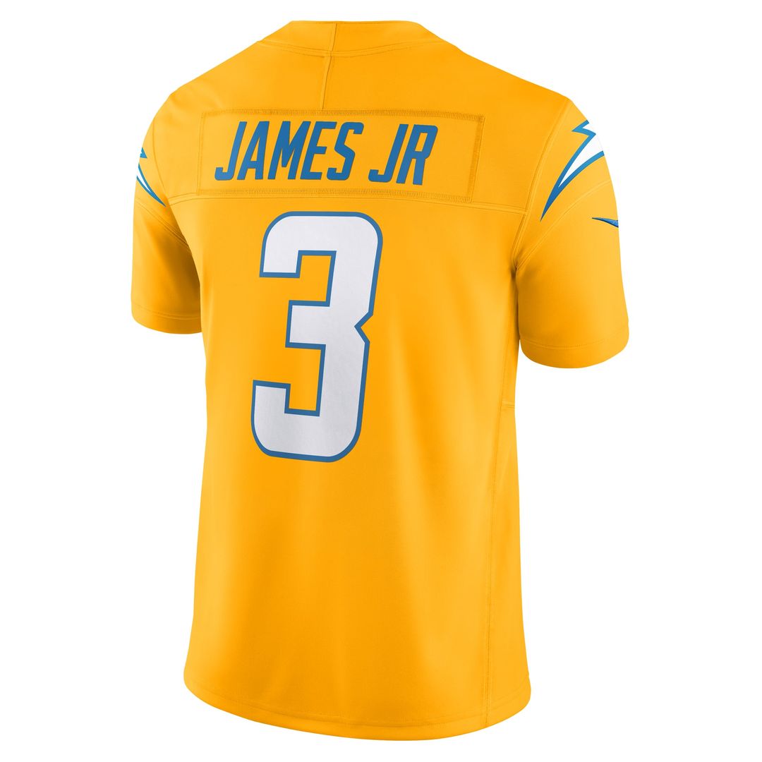 Derwin James Jr. Los Angeles Chargers Nike Gold Alternate Charger Power Vapor F.U.S.E. Limited Jersey