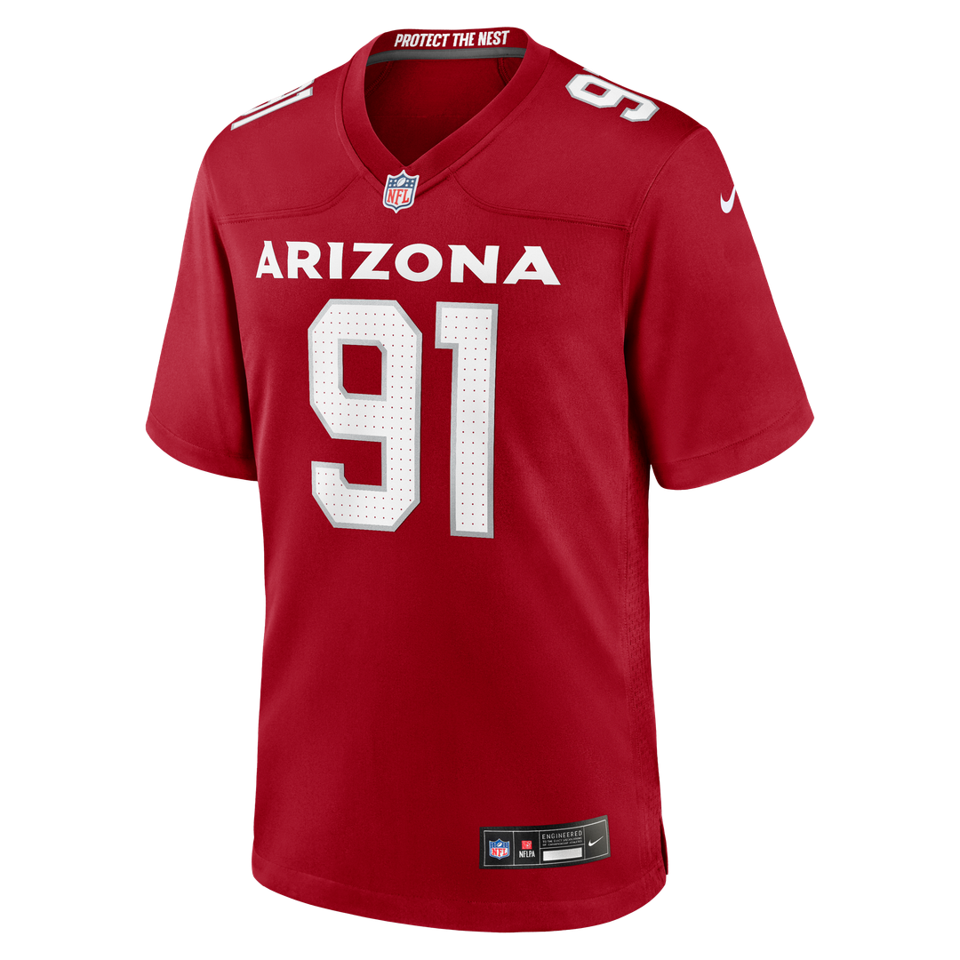 L.J. Collier Arizona Cardinals Nike Cardinal Team Game Jersey