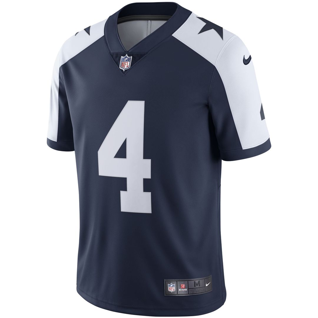 Dak Prescott Dallas Cowboys Nike White Vapor Limited Player Jersey