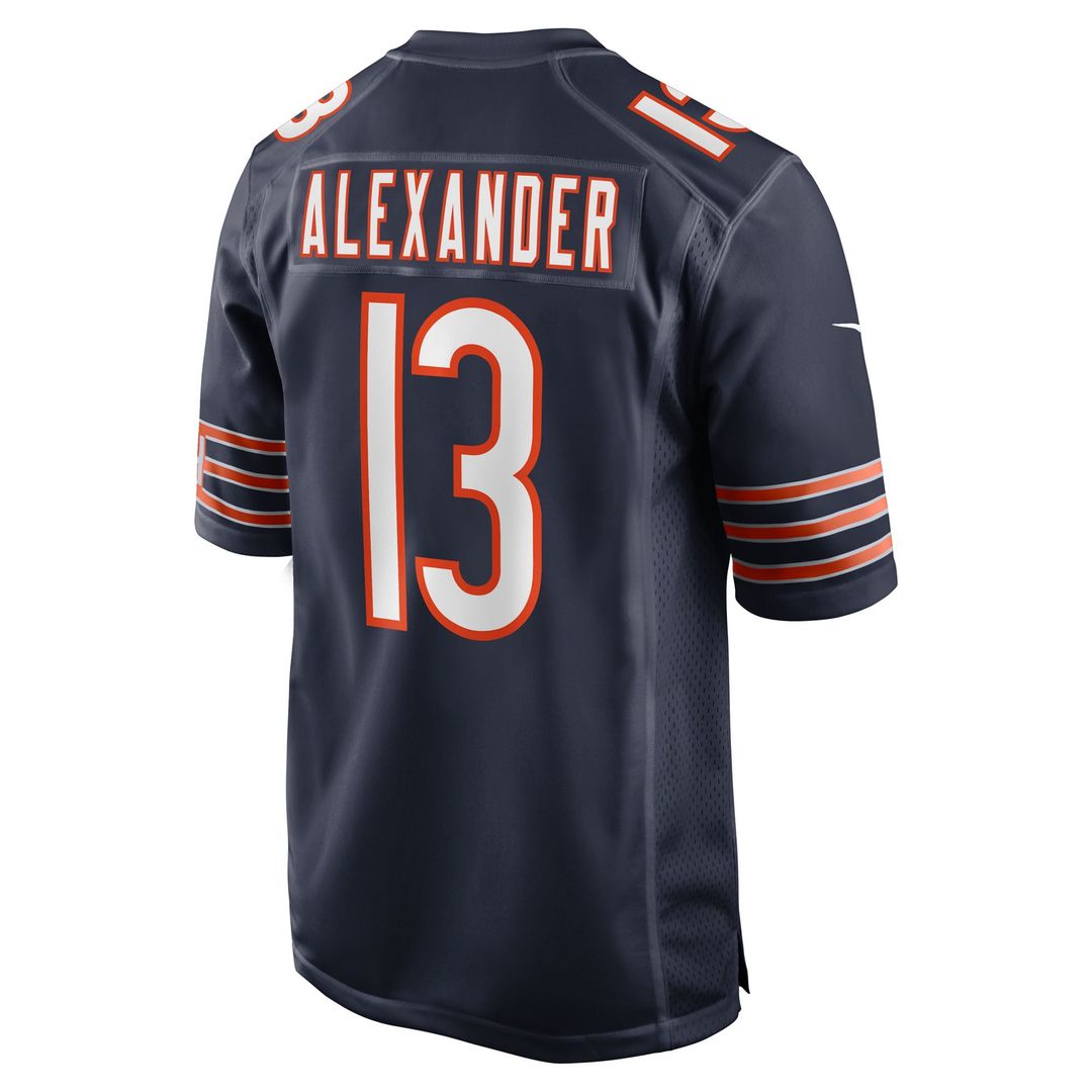 Maurice Alexander Chicago Bears Nike Navy Team Game Jersey