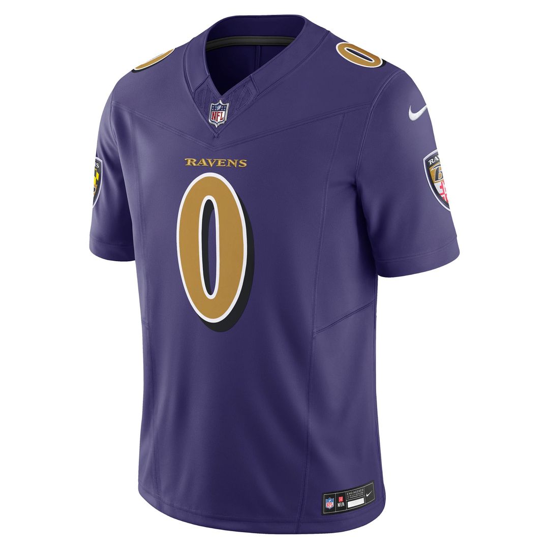 Roquan Smith Baltimore Ravens Nike Purple Alternate 2 Vapor F.U.S.E. Limited Jersey