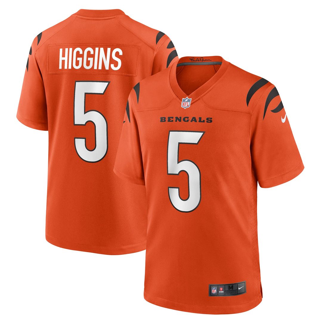 Tee Higgins Cincinnati Bengals Nike White Game Jersey