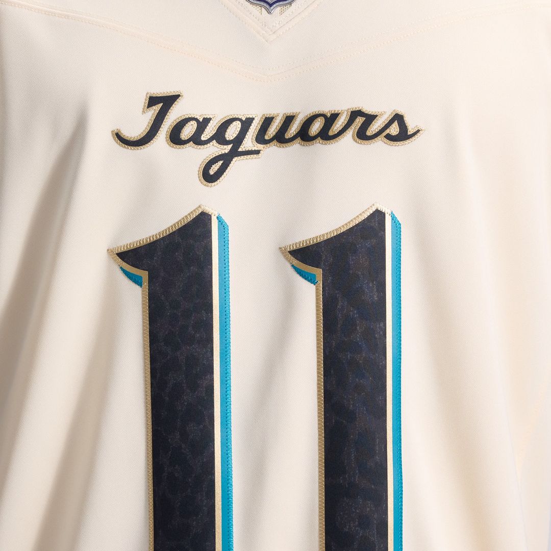 Parker Washington Jacksonville Jaguars Nike Natural 2026 Rivalries Collection Stitched Limited Jersey