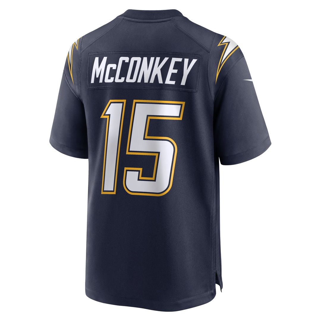 Ladd McConkey Los Angeles Chargers Nike Navy Alternate Super Chargers Game Player Jersey
