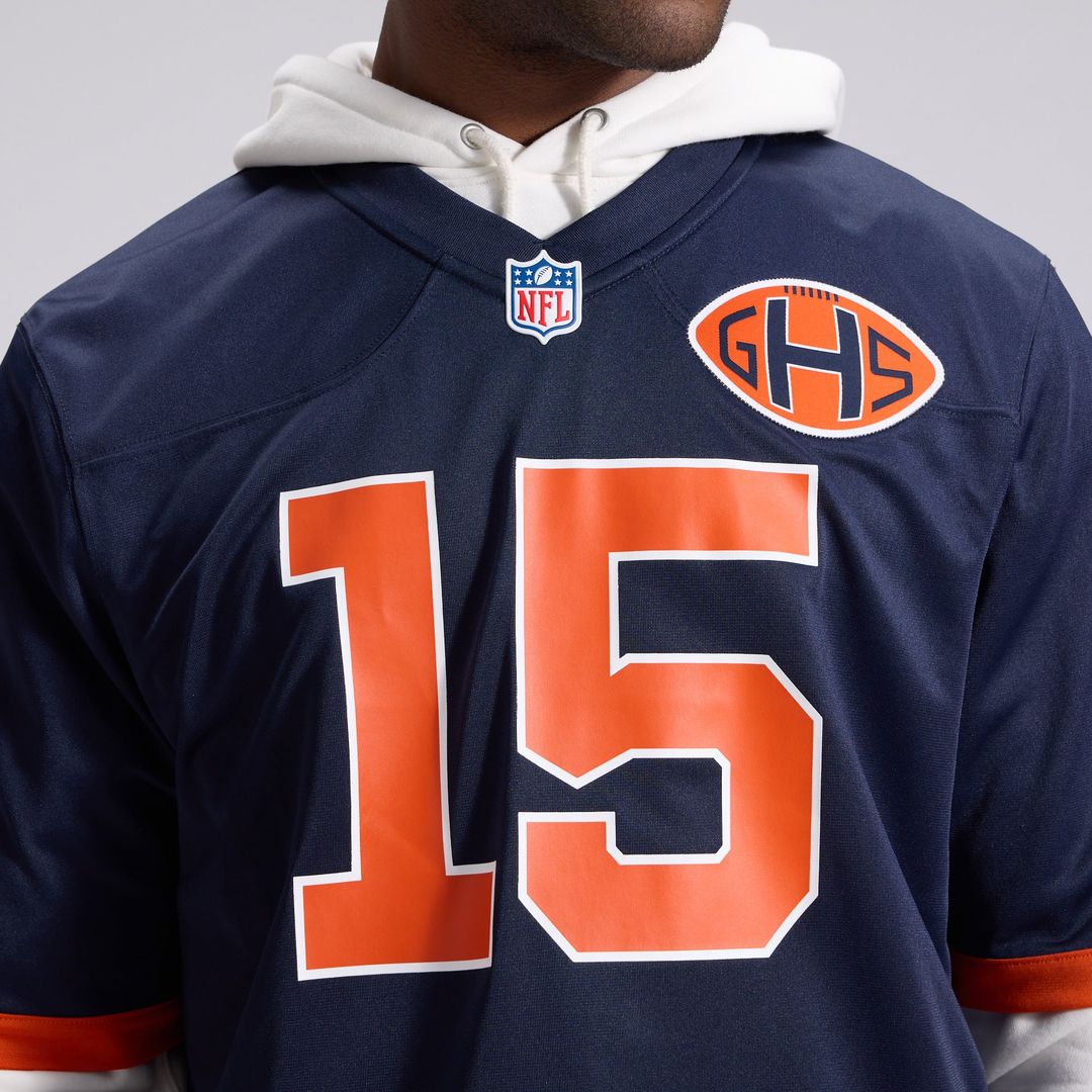 Rome Odunze Chicago Bears Nike Navy 2026 Rivalries Collection Game Jersey