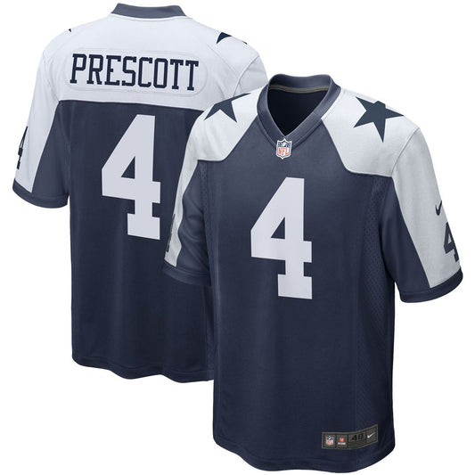 Dak Prescott Dallas Cowboys Nike Navy Alternate Game Team Jersey