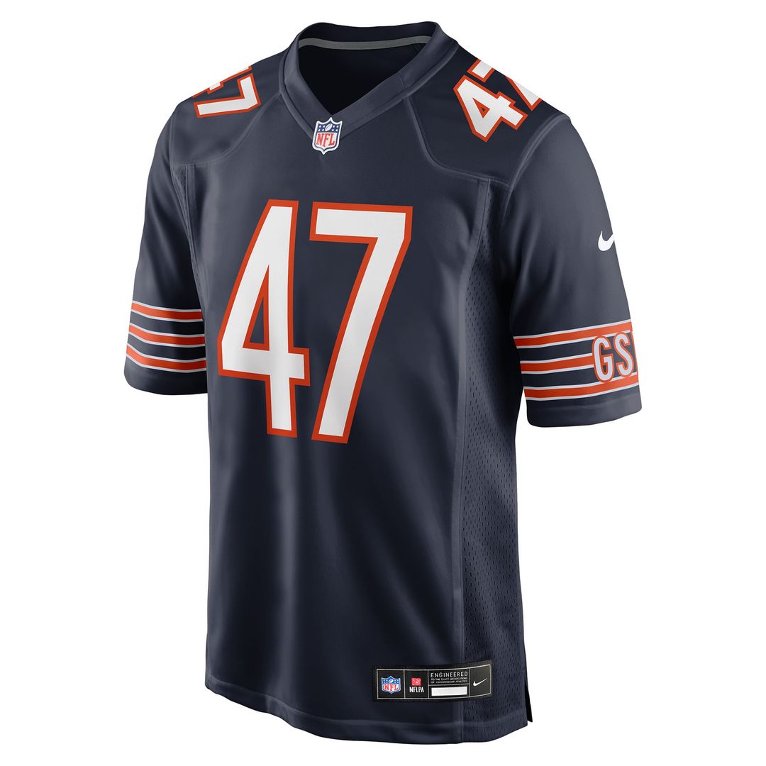 Ruben Hyppolite II Chicago Bears Nike Navy Team Game Jersey