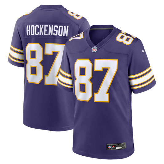 T.J. Hockenson Minnesota Vikings Nike Purple Classic Player Game Jersey