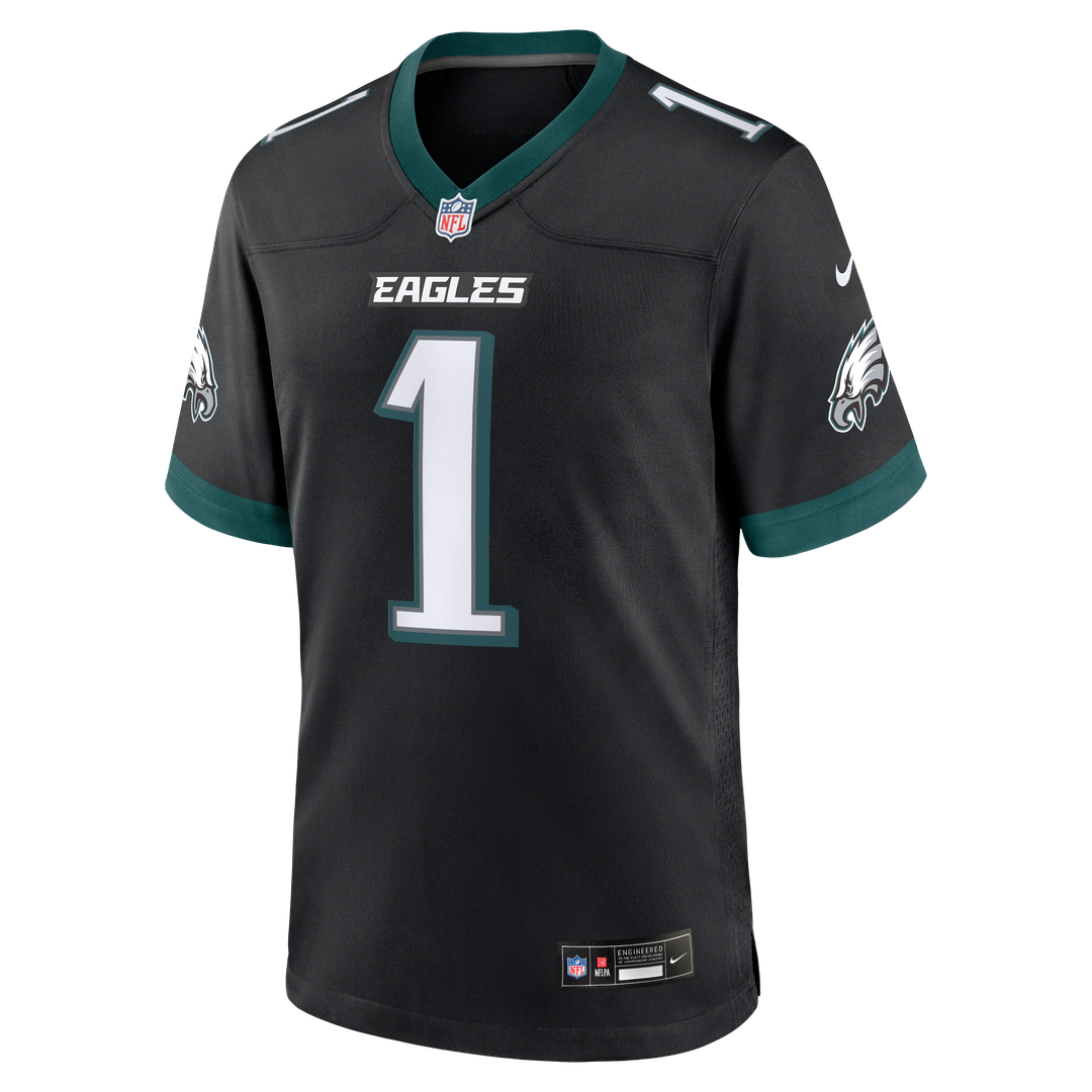 Jalen Hurts Philadelphia Eagles Nike Black Alternate Game Jersey