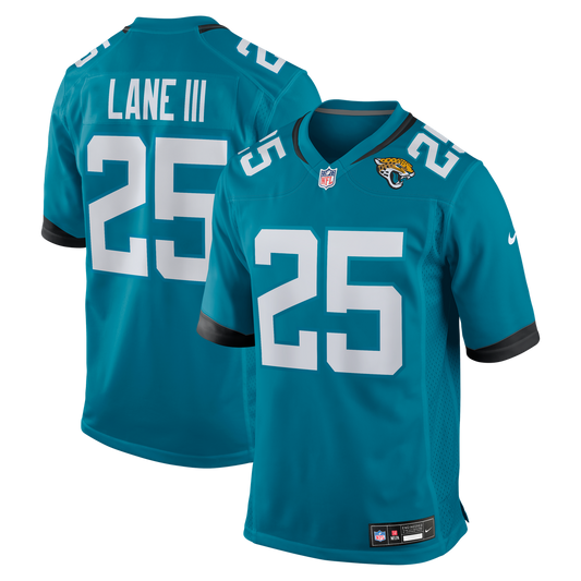 Rayuan Lane III Jacksonville Jaguars Nike Teal Team Game Jersey