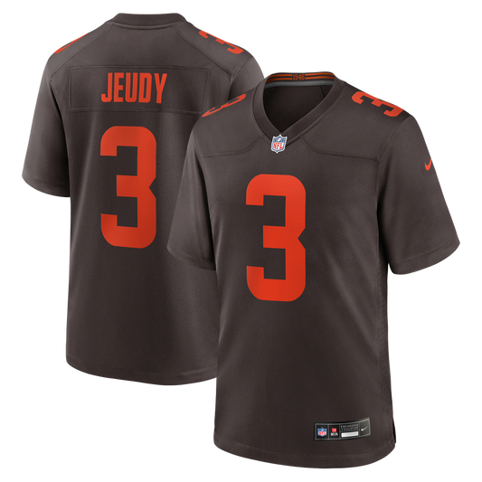 Jerry Jeudy Cleveland Browns Nike Brown Alpha Dawg Game Jersey