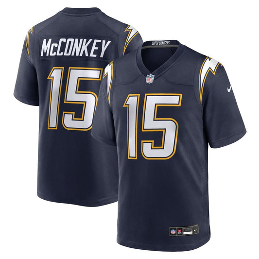 Ladd McConkey Los Angeles Chargers Nike Navy Alternate Super Chargers Game Player Jersey